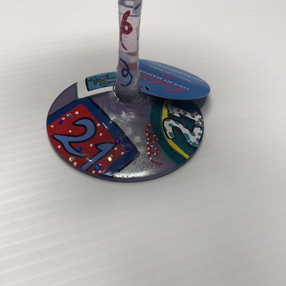 Lolita 7oz “21” Martini Glass NWT - Picture 2 of 6